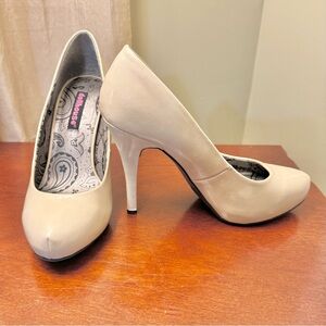 Women's Beige High Heels